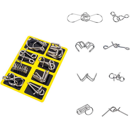 Challenging Brain Teaser Metal Puzzle Game