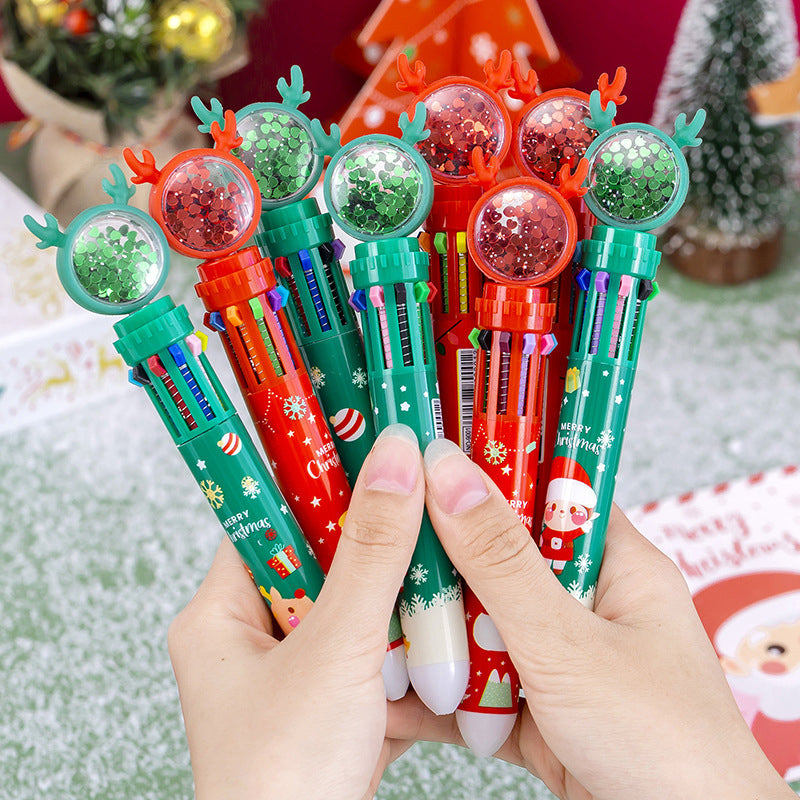 Bright Festive Sparkle Pens Set