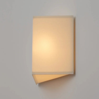 Simple Fabric Wall Lamp in Earthy Tone