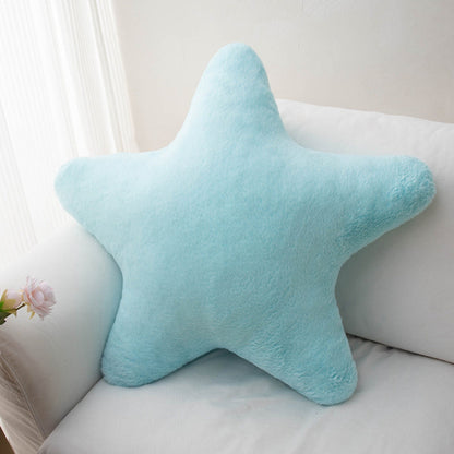 Soft Colorful Plush Star Pillow