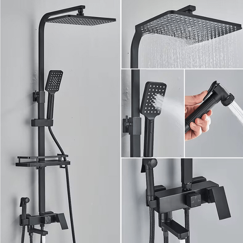 Luxury Shower Head with Adjustable Metal Arm