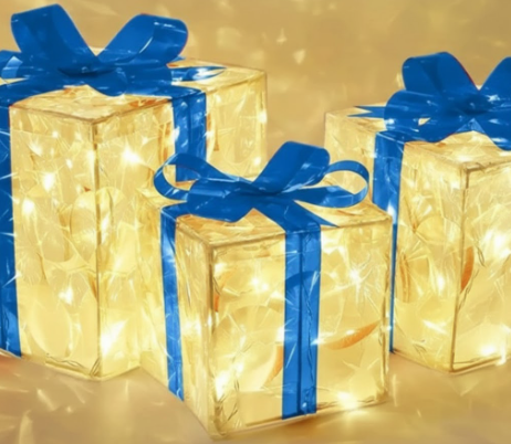 Bright LED Holiday Gift Box Set