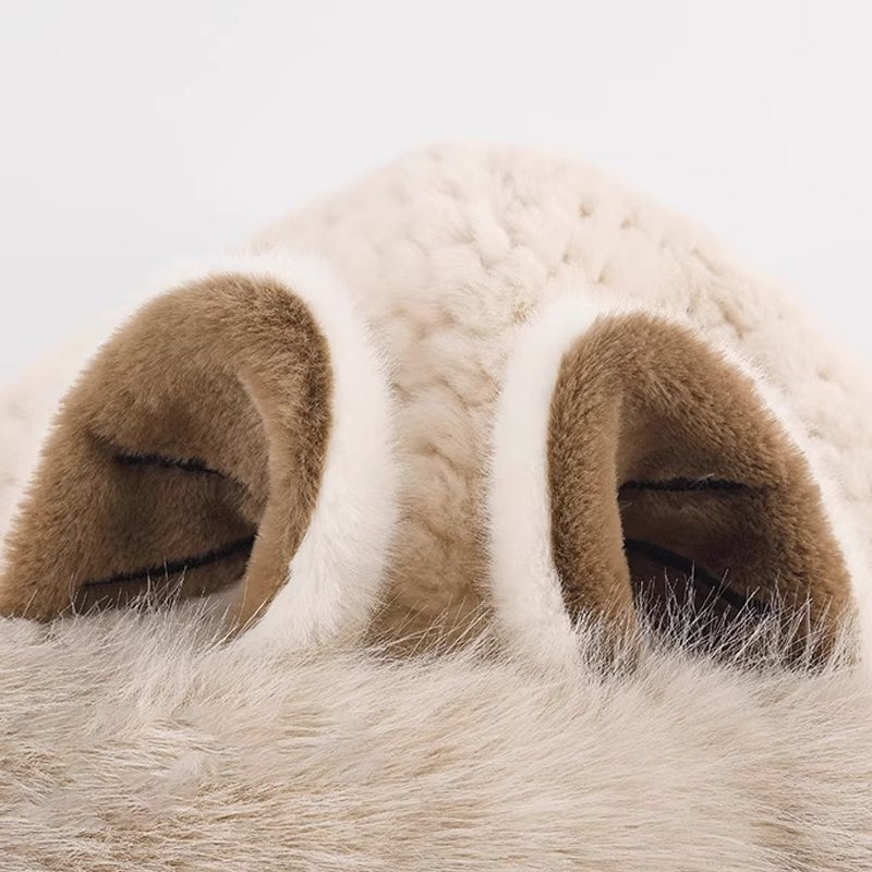 Cozy Fox Ear Winter Hat Scarf Set