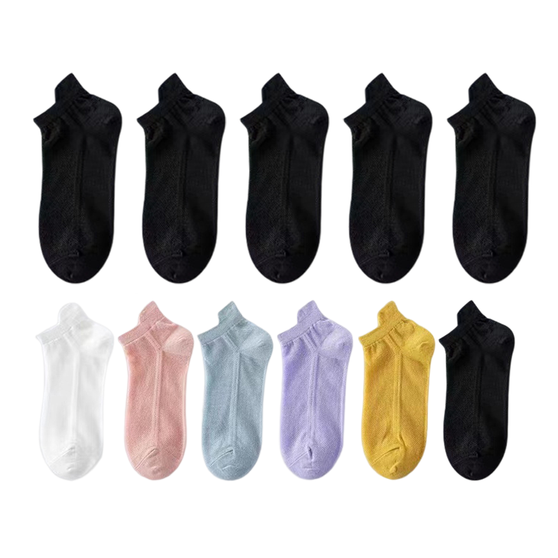 Slim No-Show Grip Socks