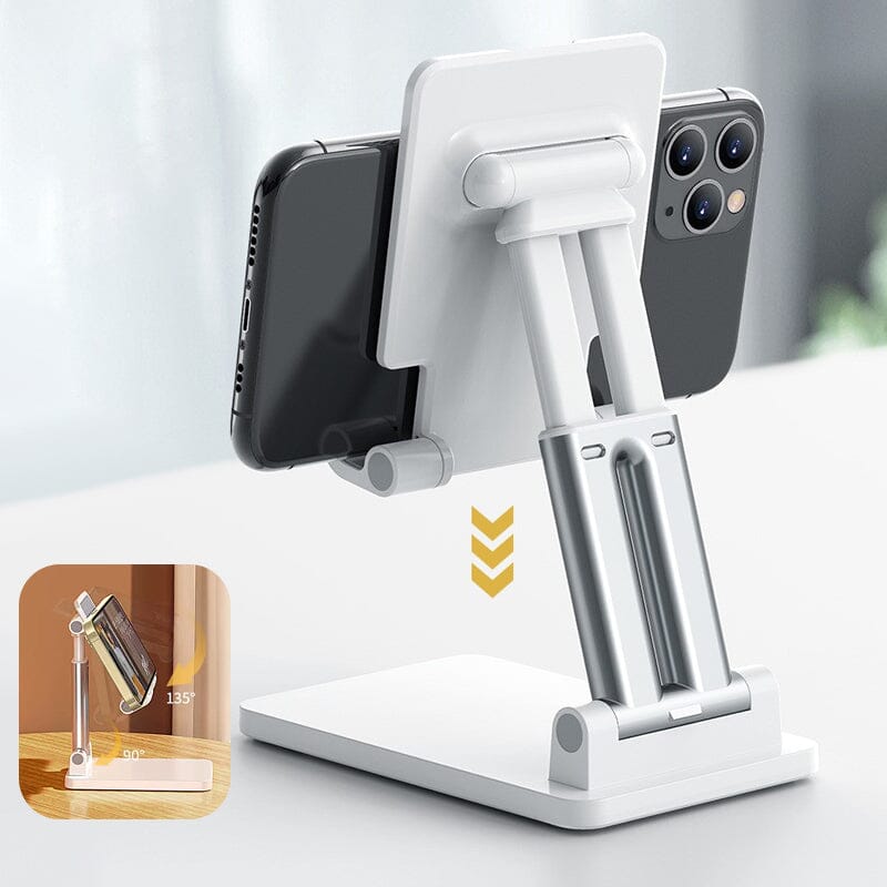 Portable White Phone Stand Holder