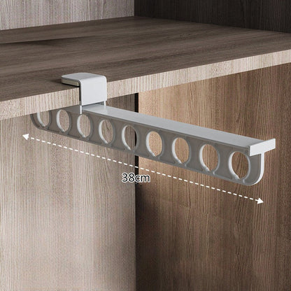 Compact Double Slide Closet Storage System