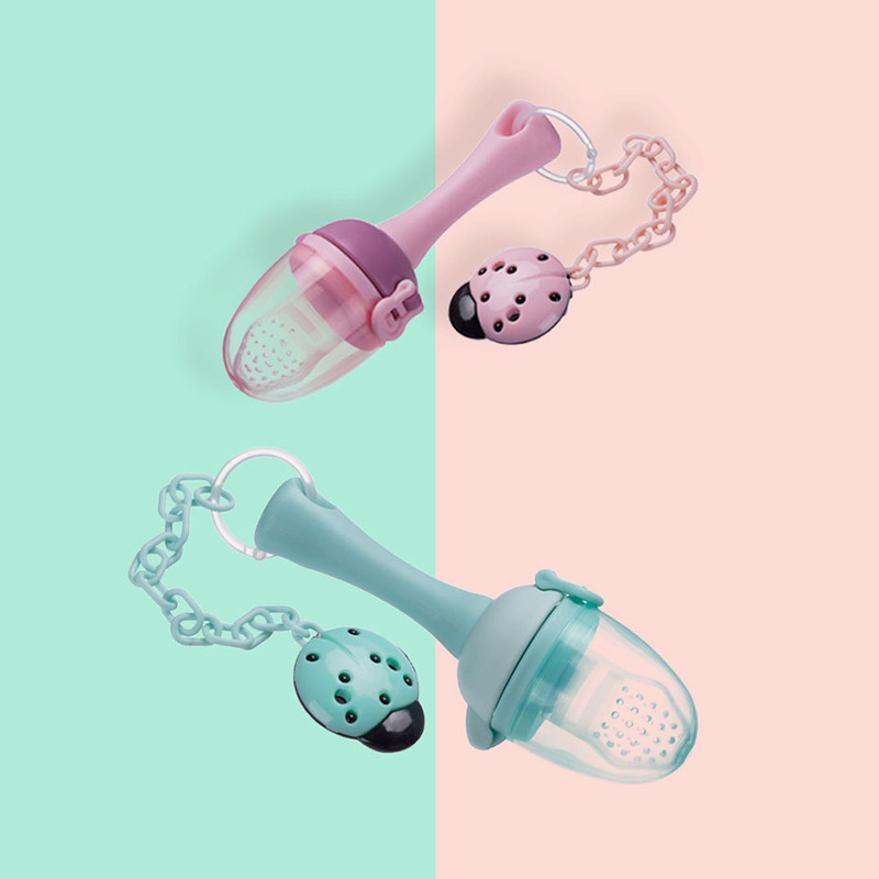 Soft Baby Teether and Food Feeder Set