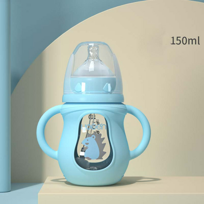 Easy Grip Baby Sippy Cup - Fun Silicone Animal Design - Luxicro