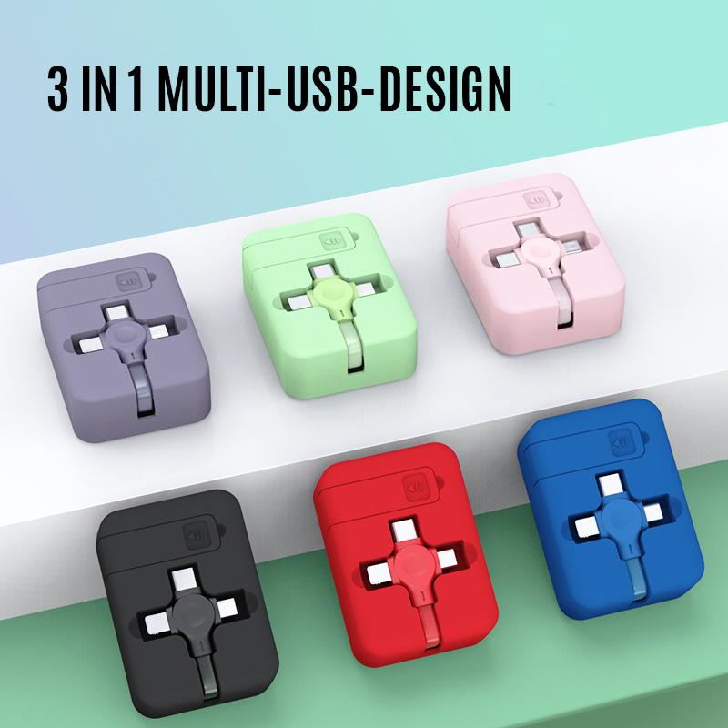 Multi USB Charging Cable Organizer