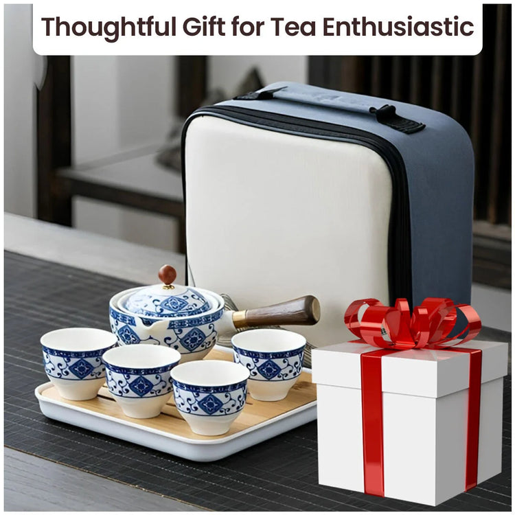 Traditional Porcelain Asian Tea Set