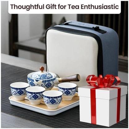 Traditional Porcelain Asian Tea Set