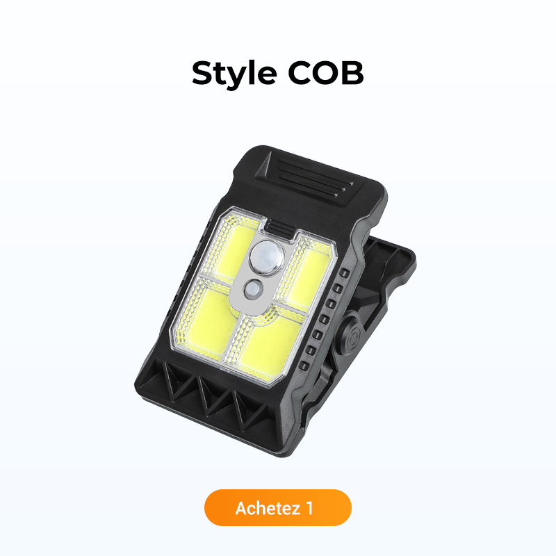 Bright Solar Powered Clamp Light