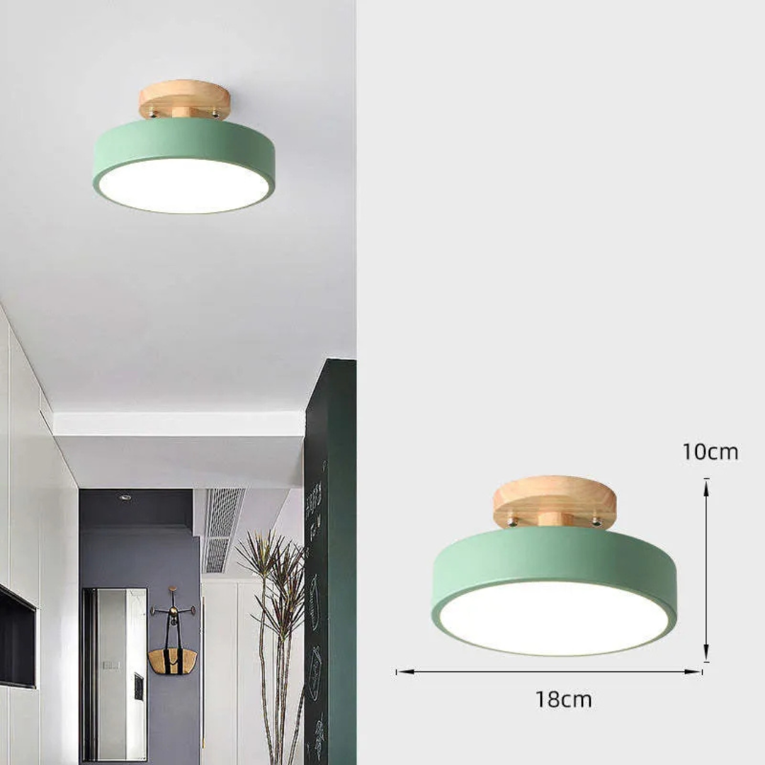 Natural Wood Modern Ceiling Light - Luxicro