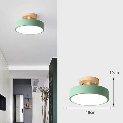 Natural Wood Modern Ceiling Light - Luxicro