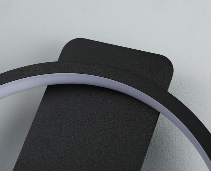 Modern Circular LED Clock Light