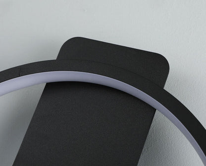 Modern Circular LED Clock Light
