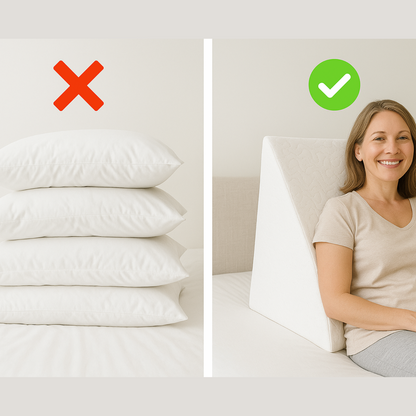 Contour Support Pillow for Back Pain Relief