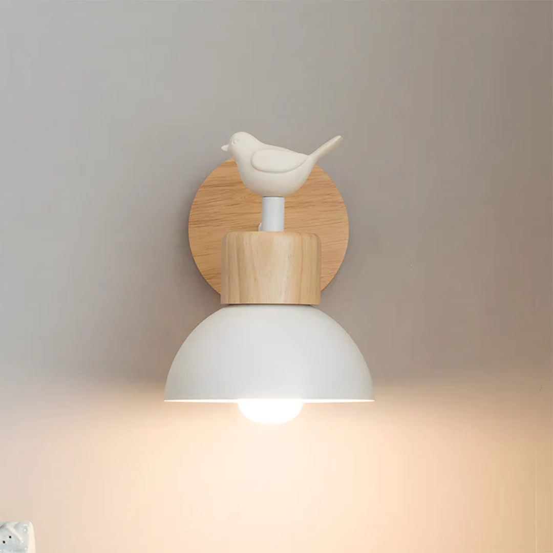 Country Style Wood Wall Lamp