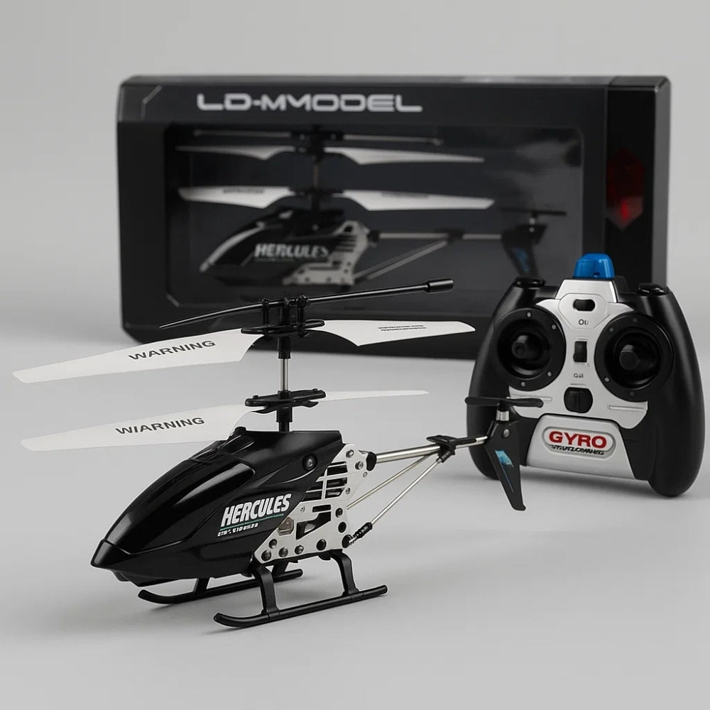 Compact Remote Control Helicopter with Gyro Stabilizer