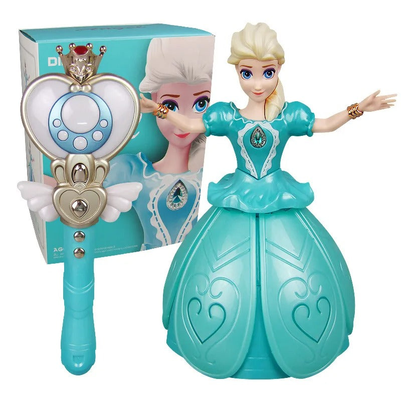 Glittery Singing Princess Toy with Lights - Luxicro
