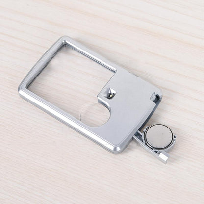 Compact LED Magnifier Card Reader