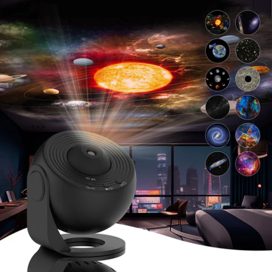 Cosmic Night Sky Projector with 360° Rotation - Luxicro