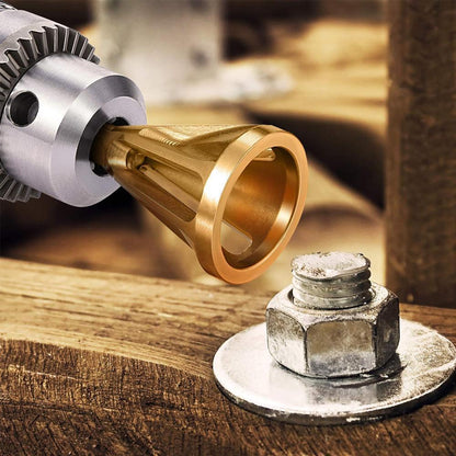 Fast Drill Bit Deburrer with External Edge Smoother - Luxicro