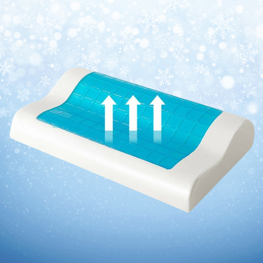 Cool Gel Memory Foam Comfort Pillow - Luxicro