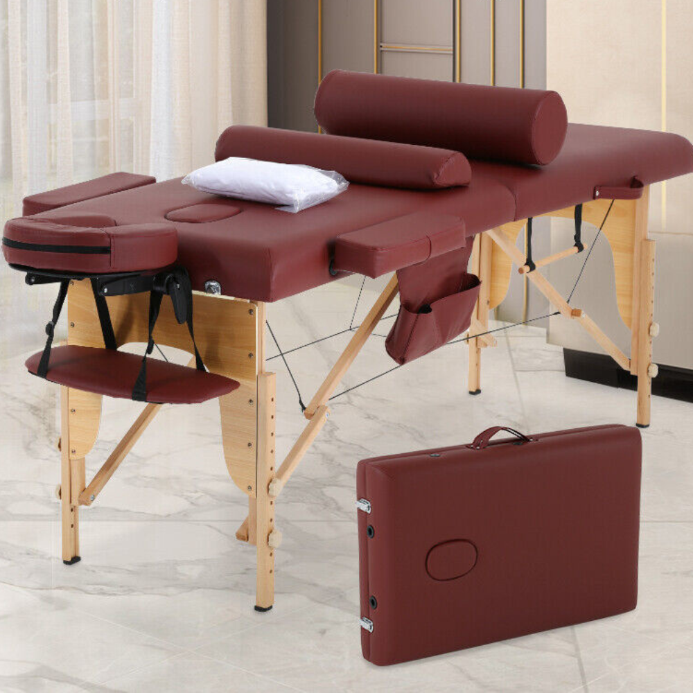 Sturdy Portable Massage Table Bed Set - Luxicro