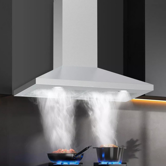 30 Stainless Steel Wall Mount Kitchen Exhaust Fan - Luxicro