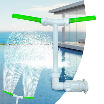 Colorful Pool Fountain with LED Lighting Spray