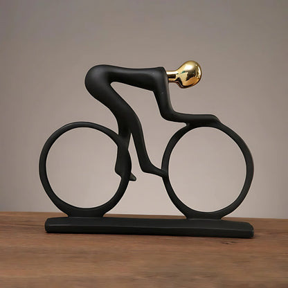 Sporty Bike Rider Figurine - Luxicro