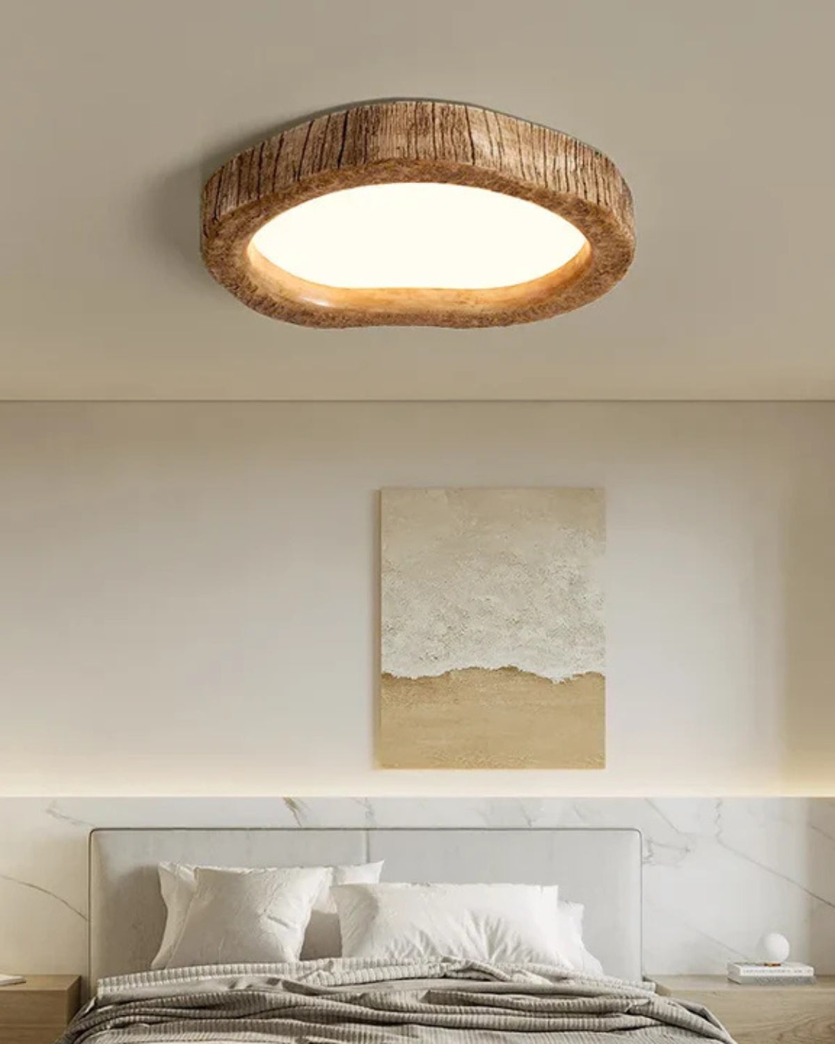 Vintage Wood Pendant Light Fixture