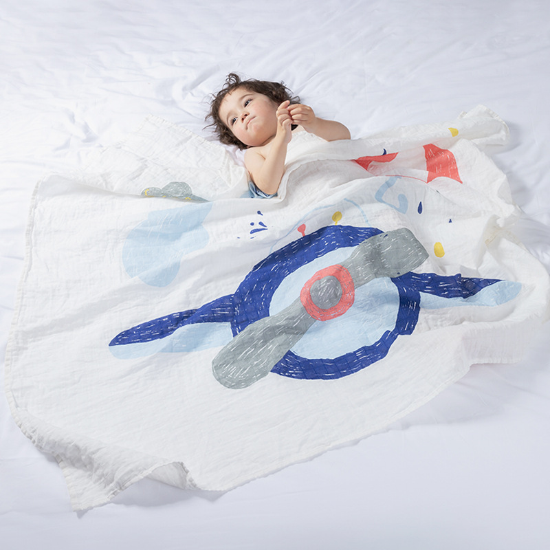 Cozy Infant Blanket and Lightweight Swaddle Wrap - Luxicro