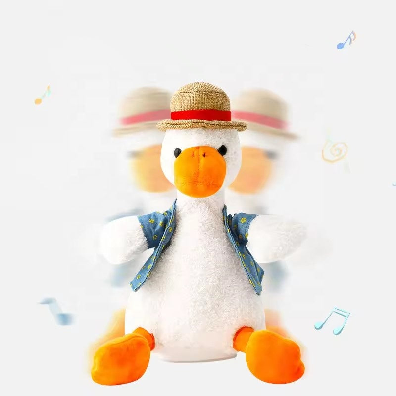Fun Quacking Duck Toy with Cap