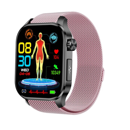 Advanced Health Smartwatch with ECG and Blood Pressure Monitor