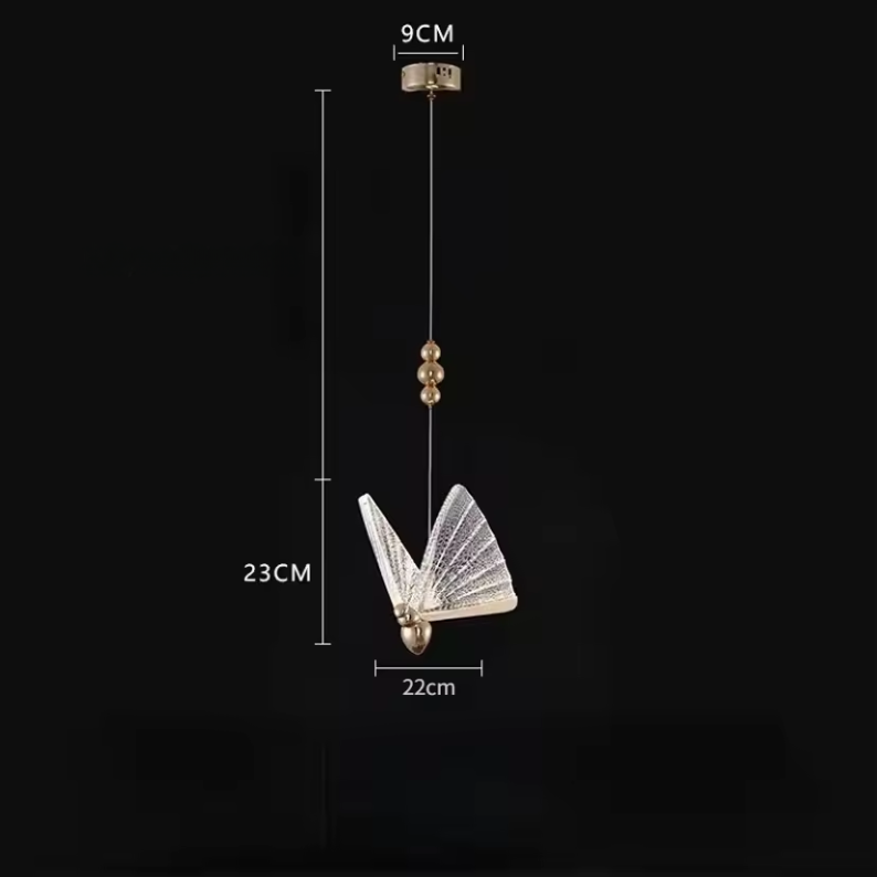 Decorative LED Hanging Light with Floral Design