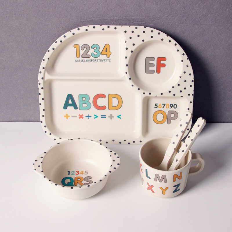 Adorable Baby Feeding Set - Plate, Bowl & Spoon
