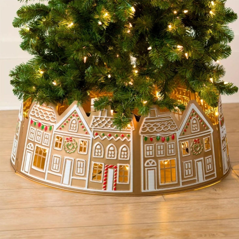 Vibrant LED Holiday Tree Skirt Decor