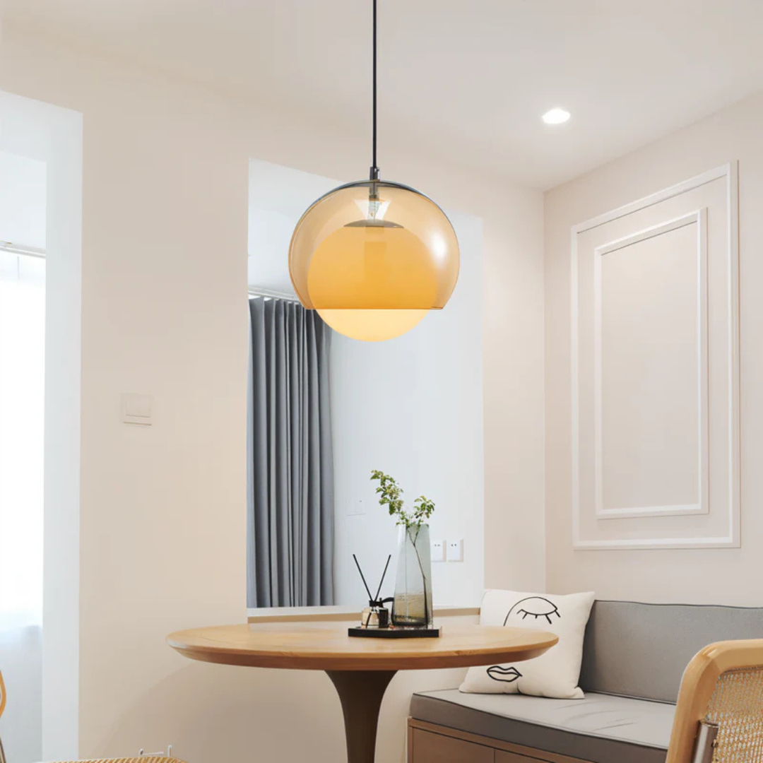Classic Pendant Glass Lamp