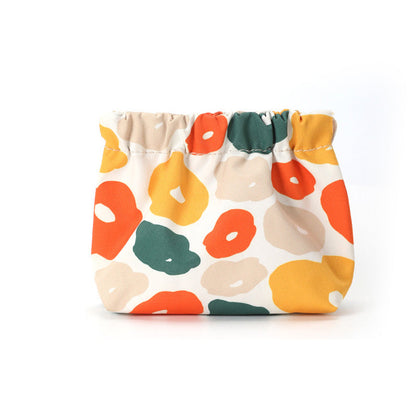 Compact Travel Wallet with Red Accent