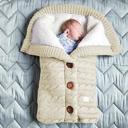 Cozy Baby Sleep Sack with Hood – Warm Padded Sleeper - Luxicro