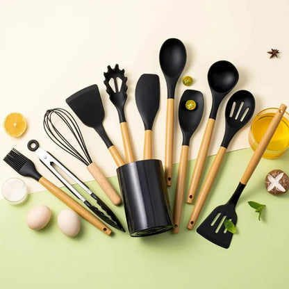 Essential Kitchen Tool Set - Heavy Duty, Easy Clean, Non Stick