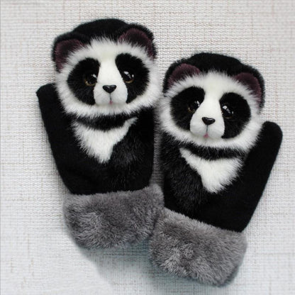Warm Fuzzy Animal Gloves