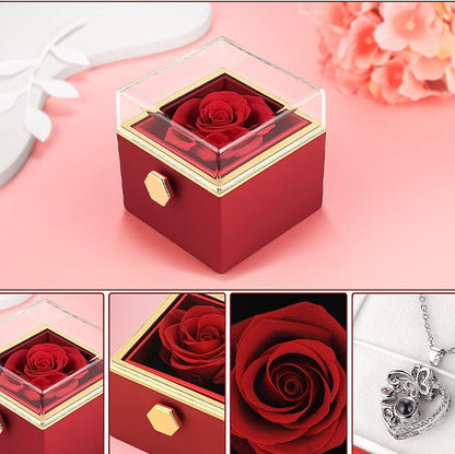Beautiful Long Lasting Rose Gift Box