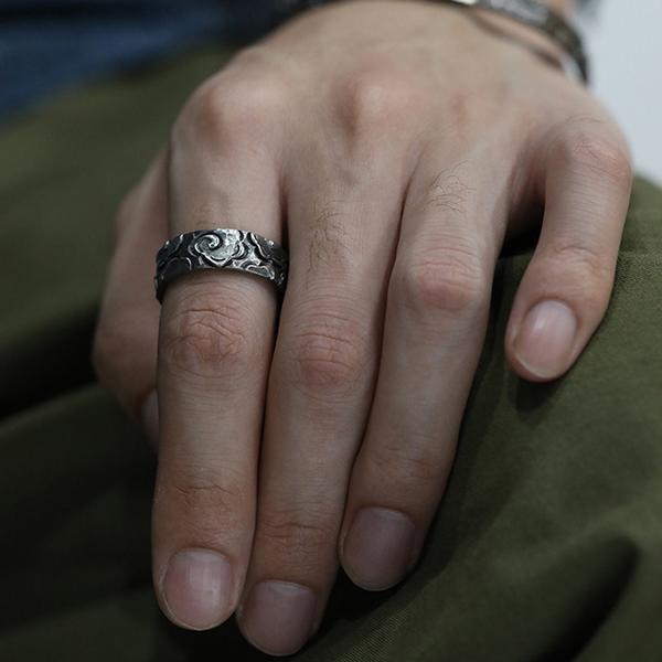 Simple Elegant Silver Wedding Band Ring