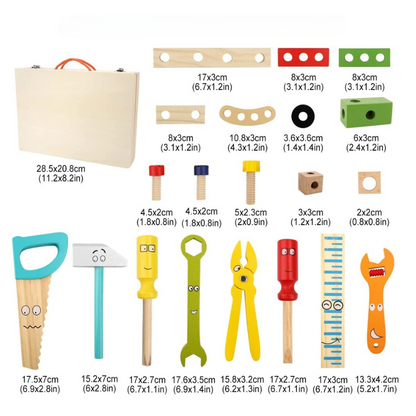 Creative Wooden Building Blocks Set