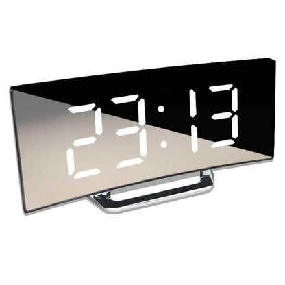 Sleek LED Wake Up Alarm Clock with Clear Display