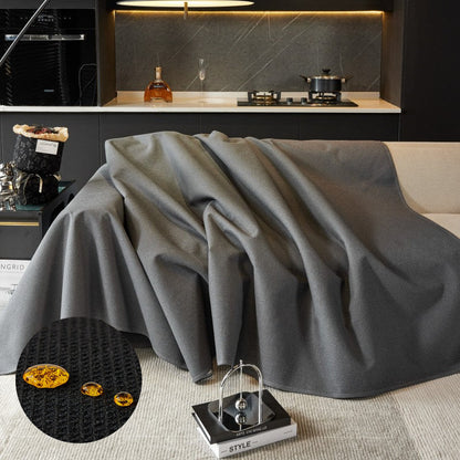 Plush Textured Water Resistant Sofa Throw Blanket - Luxicro
