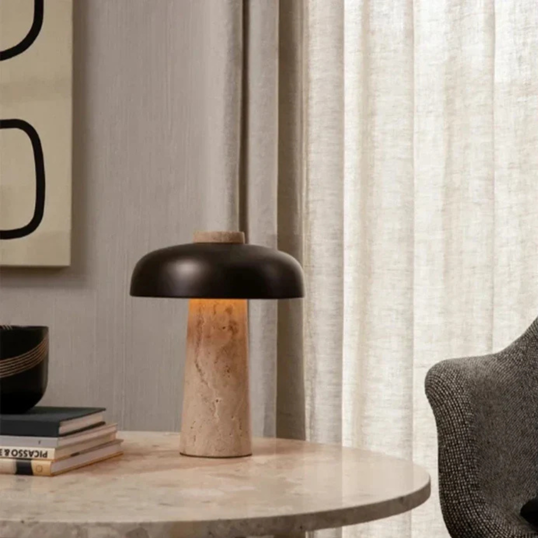 Elegant Marble LED Desk Lamp - Luxicro